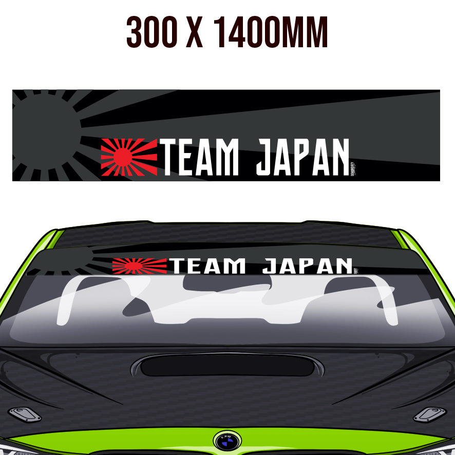 Team Japan Windowband / Sunstrip image 0