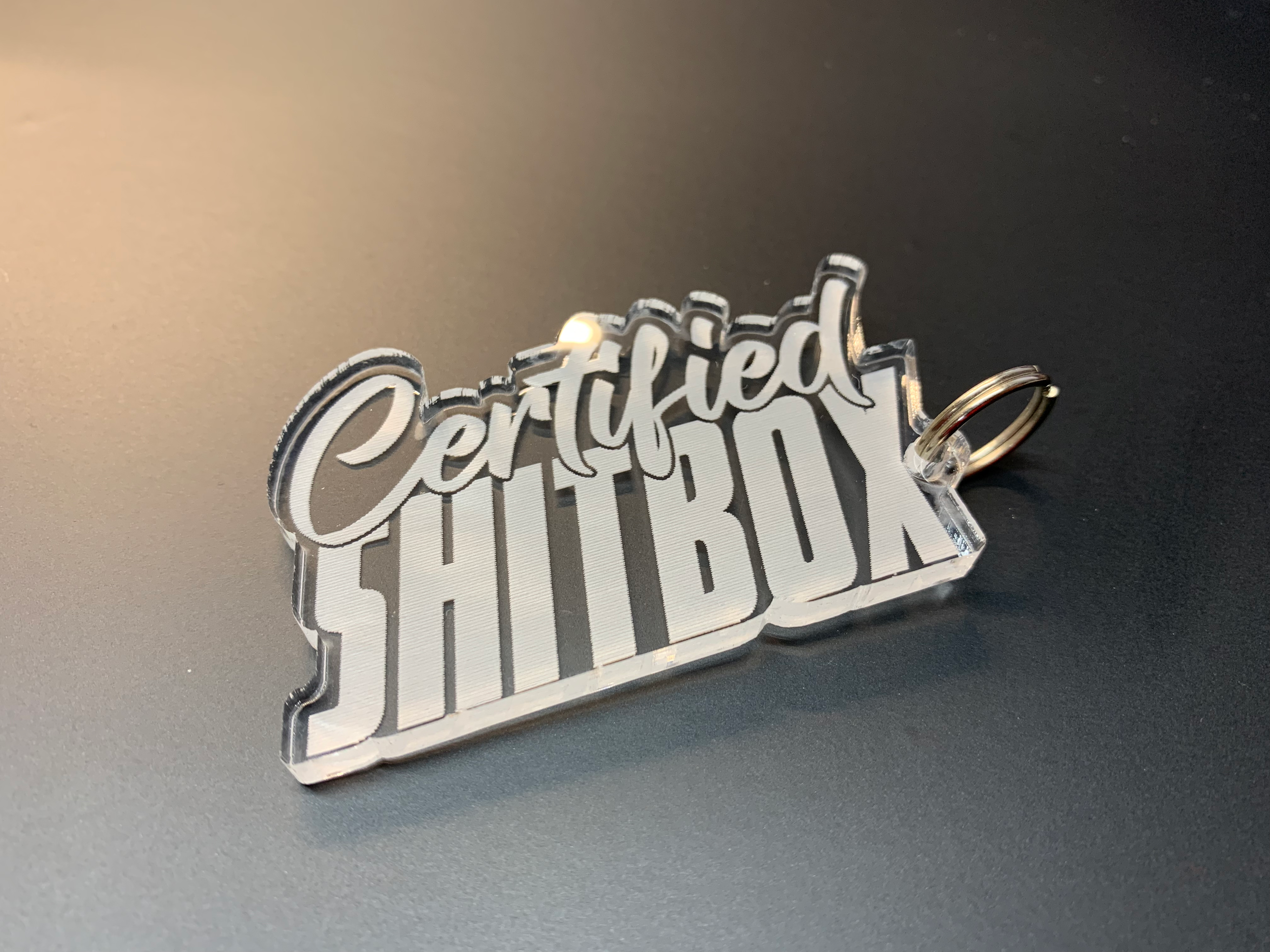 Certified Shitbox Keyring image 0