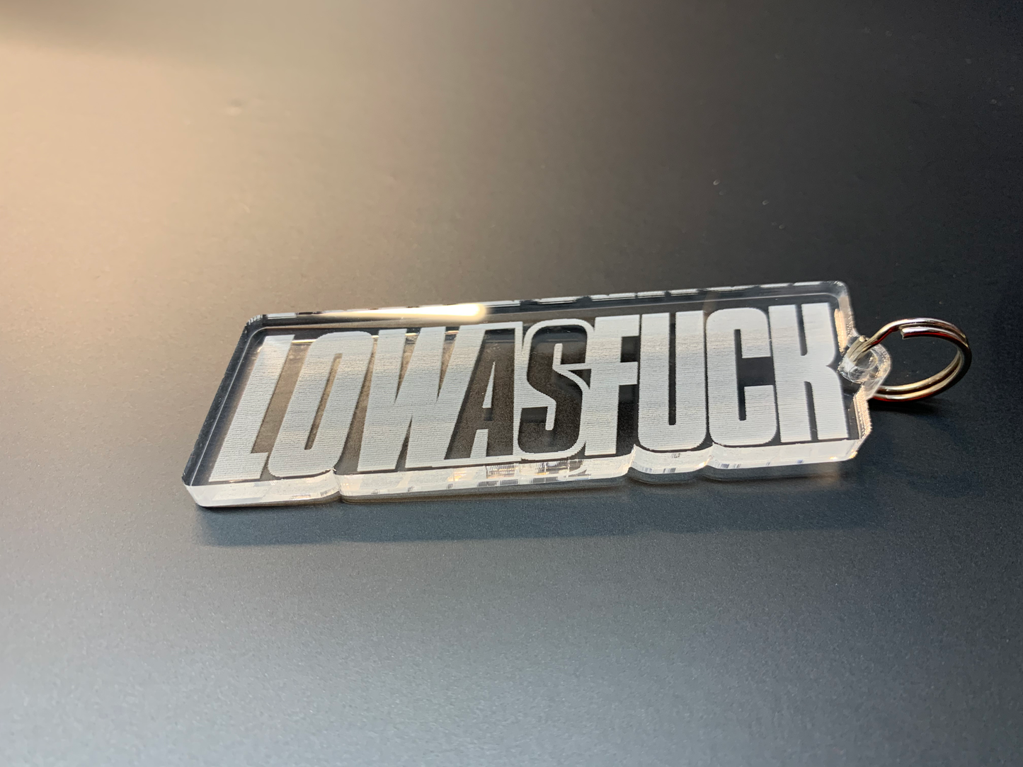 Low As Fuck Keyring image 0