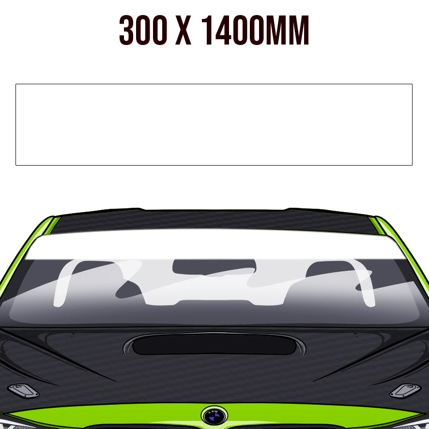 Gloss White Windowband / Sunstrip image 0