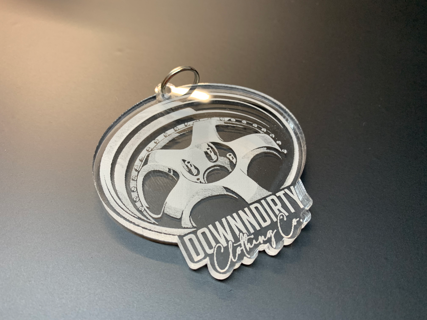 DownnDirty Deepdish Wheel Keyring image 0