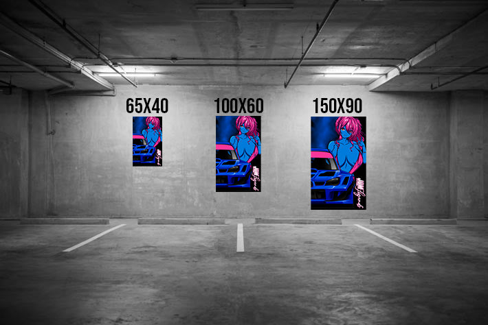 Scooby Blue Manga Garage / Bedroom Banner image 0