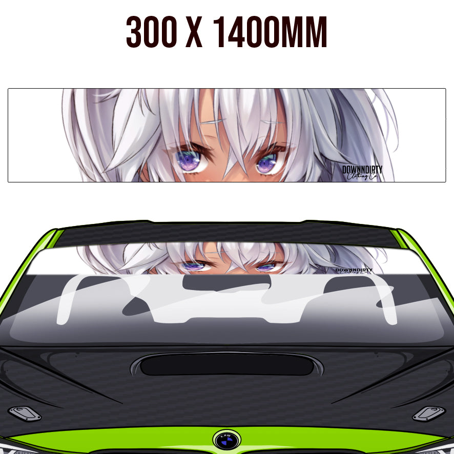 Anime Eyes 3 Windowband / Sunstrip image 0