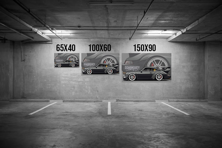 Wide Porsche Garage / Bedroom Banner image 0