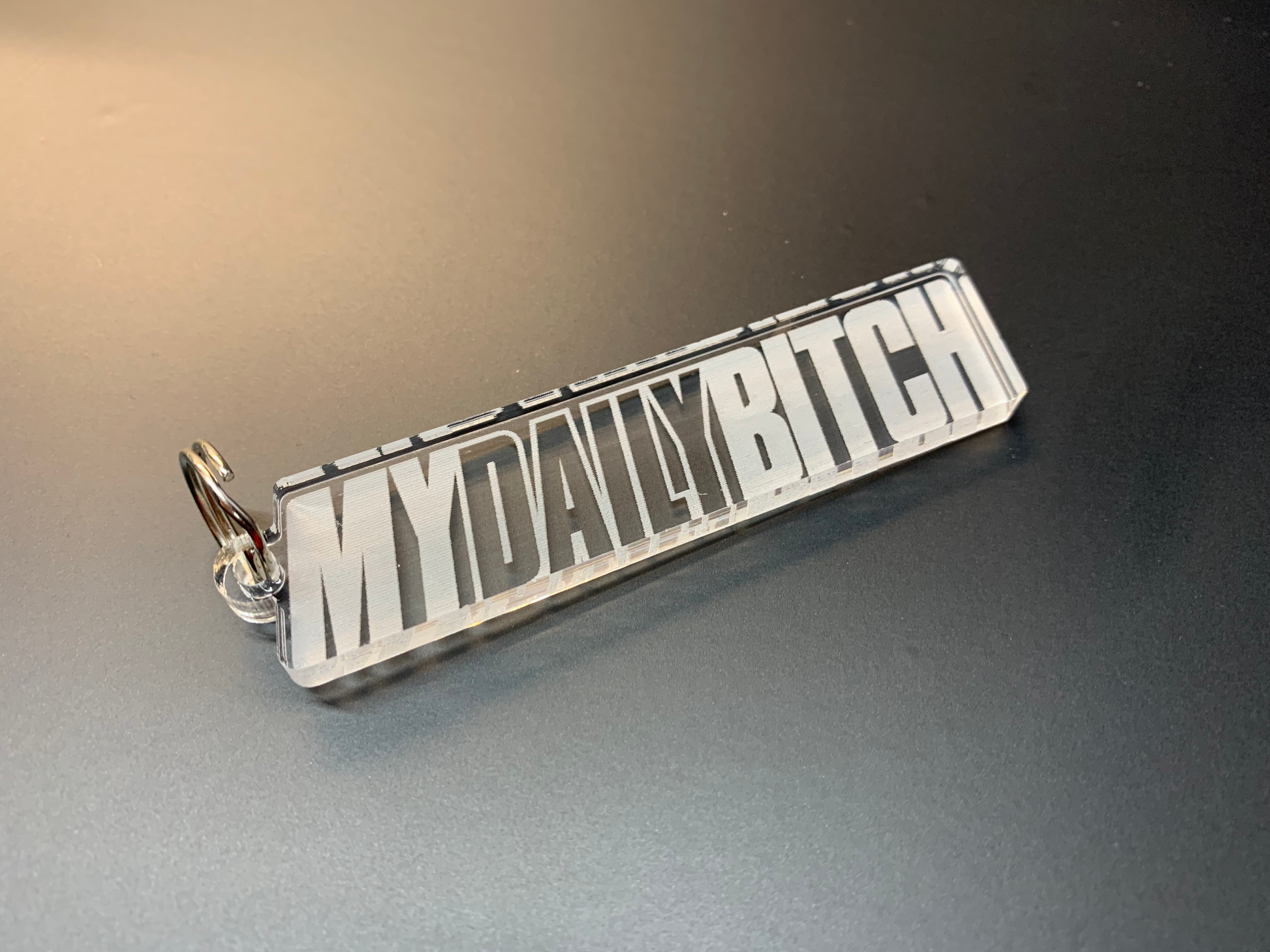 My Daily Bitch Keyring image 0