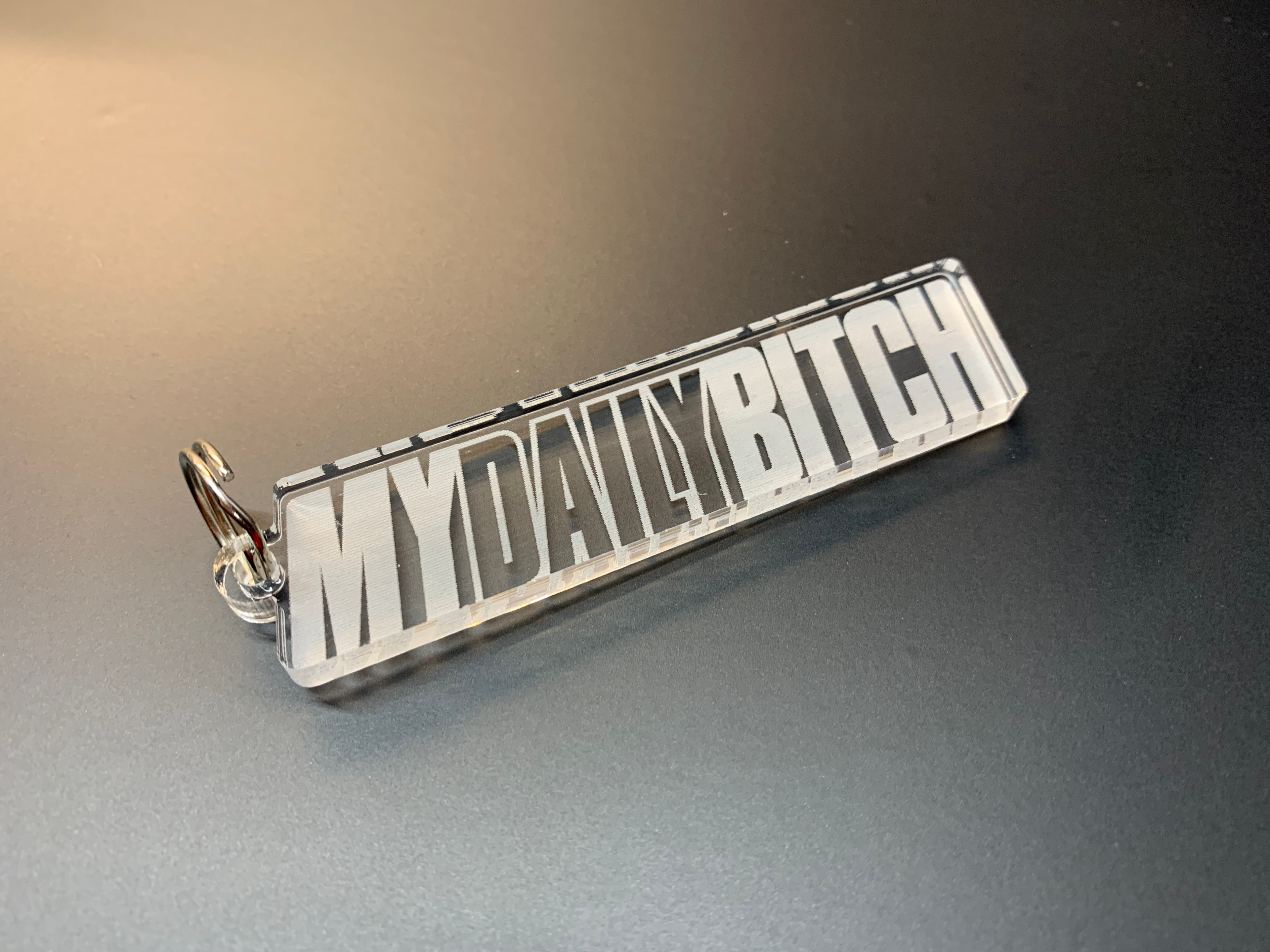 My Daily Bitch Keyring image 0