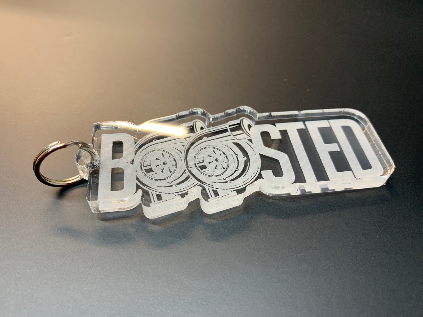 Boosted Turbo Keyring image 0