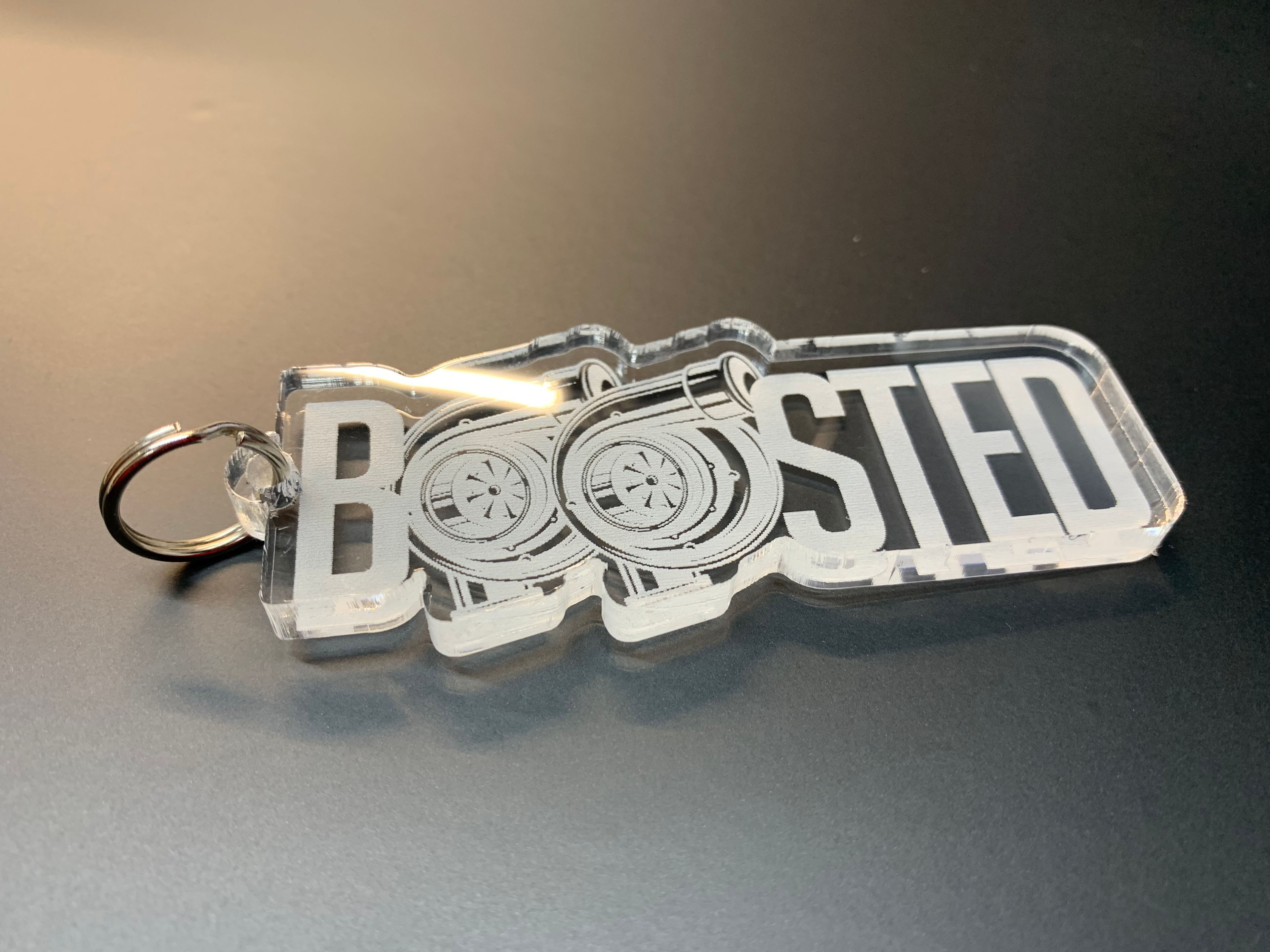 Boosted Turbo Keyring image 0