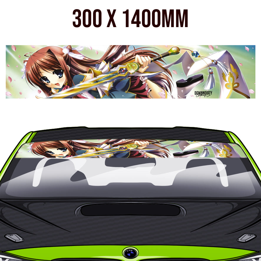 Fantasy Manga Sword Windowband / Sunstrip image 0