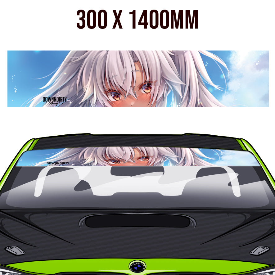 Anime Eyes Windowband / Sunstrip image 0