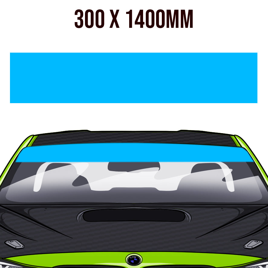 Light Blue Windowband / Sunstrip image 0