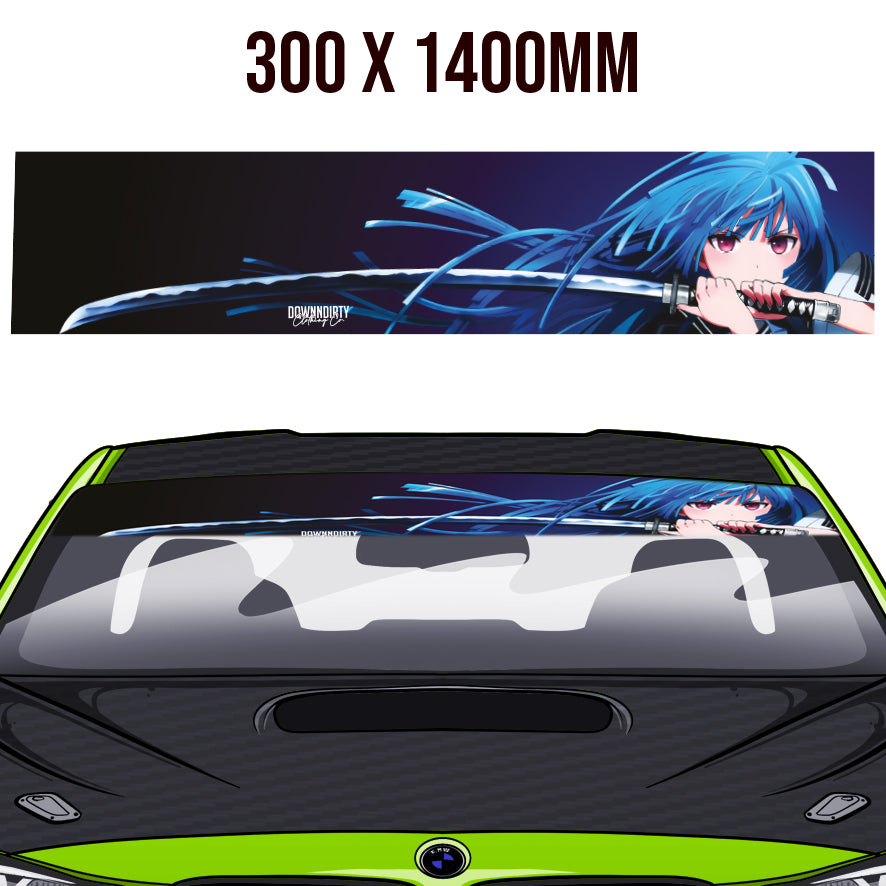 Anime Sword Windowband / Sunstrip image 0
