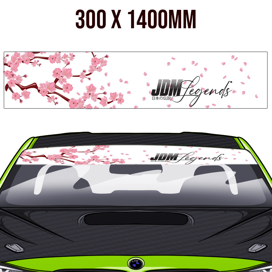 JDM Legend Cherry Blossom Windowband / Sunstrip image 0