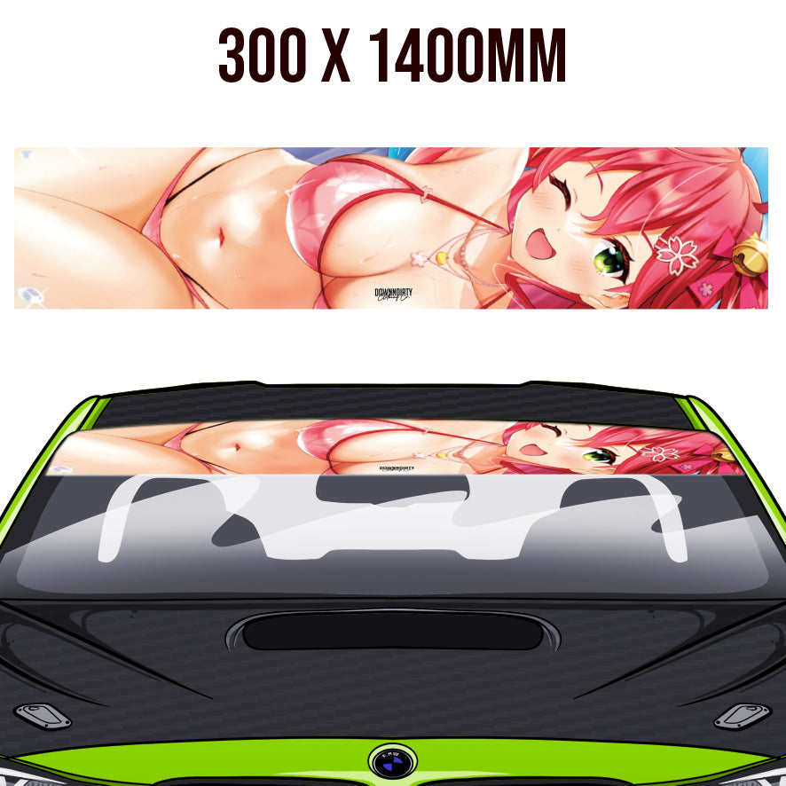 Anime Bikini Windowband / Sunstrip image 0