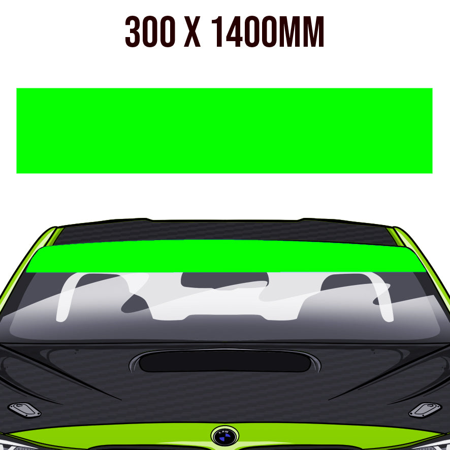 Lime Green Windowband / Sunstrip image 0