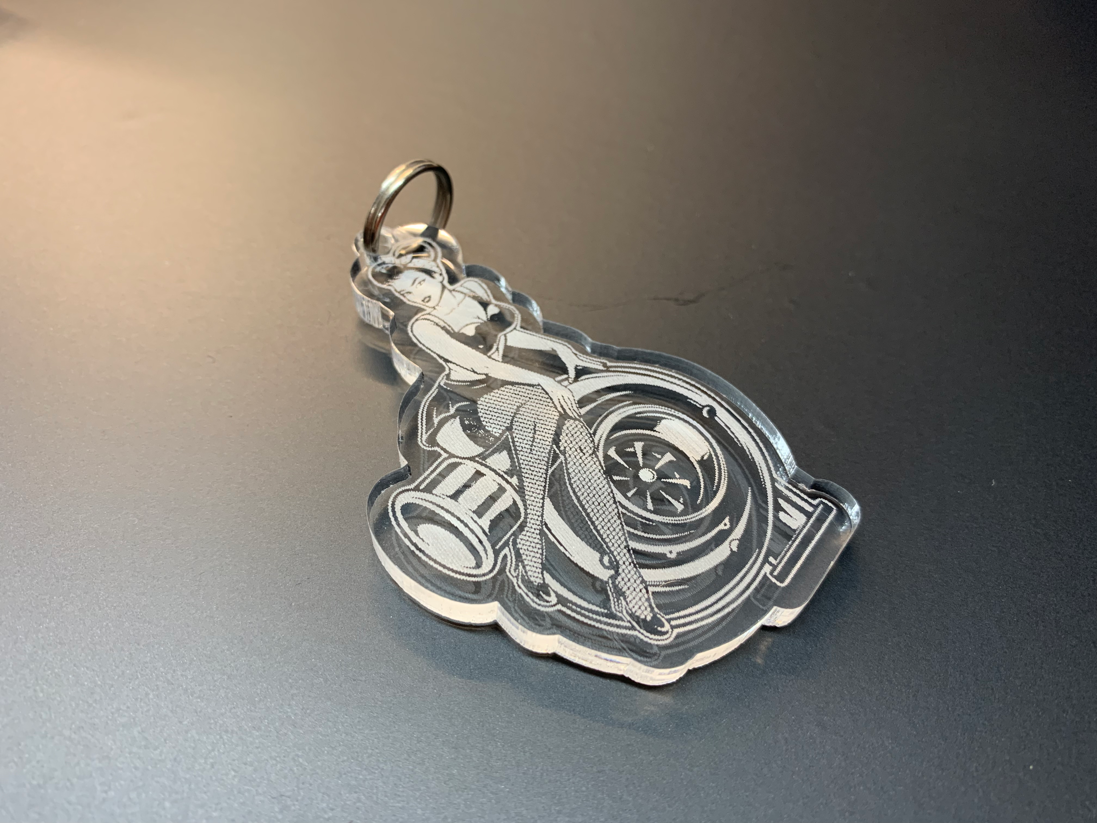 Boostin' Betty Turbo Keyring image 0