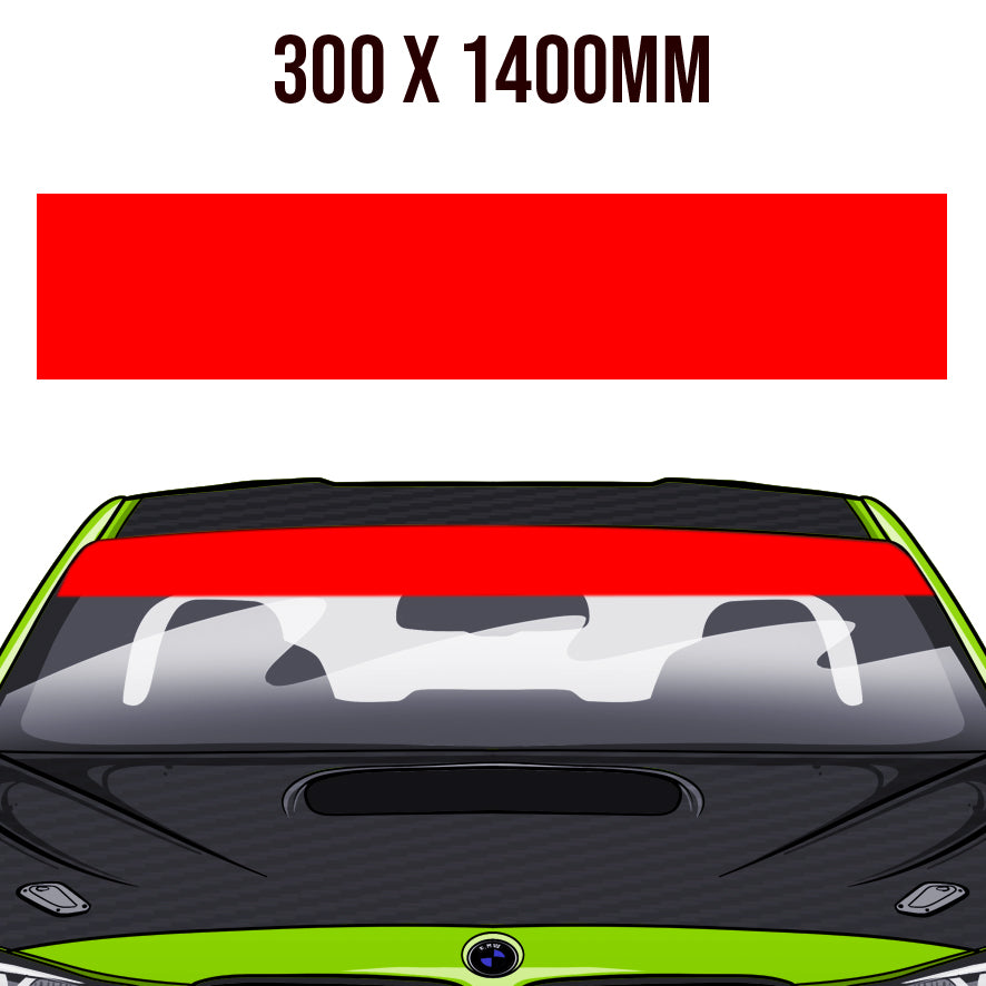 Red Windowband / Sunstrip image 0