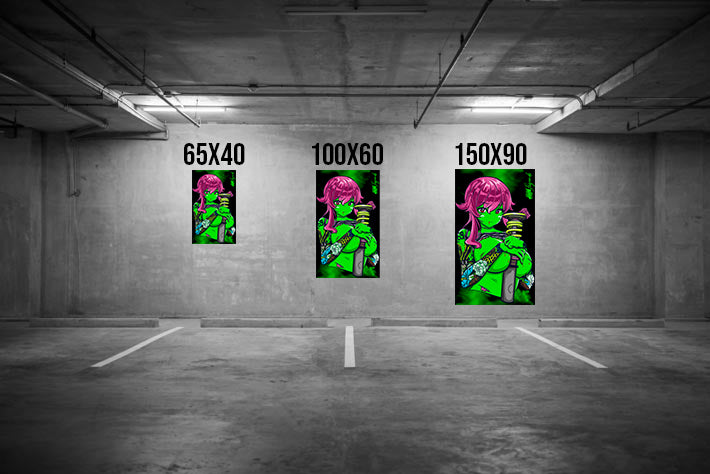 Zombie Coilover Manga Garage / Bedroom Banner image 0