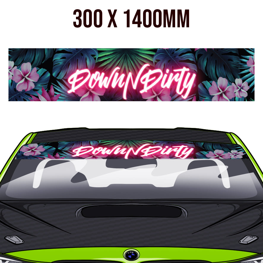 DownNDirty Neon Windowband / Sunstrip image 0